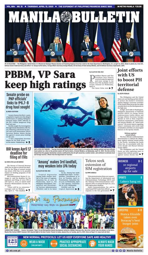 manila bulletin news today philippines|The Manila Bulletin marks 123 years of service and commitment to the .